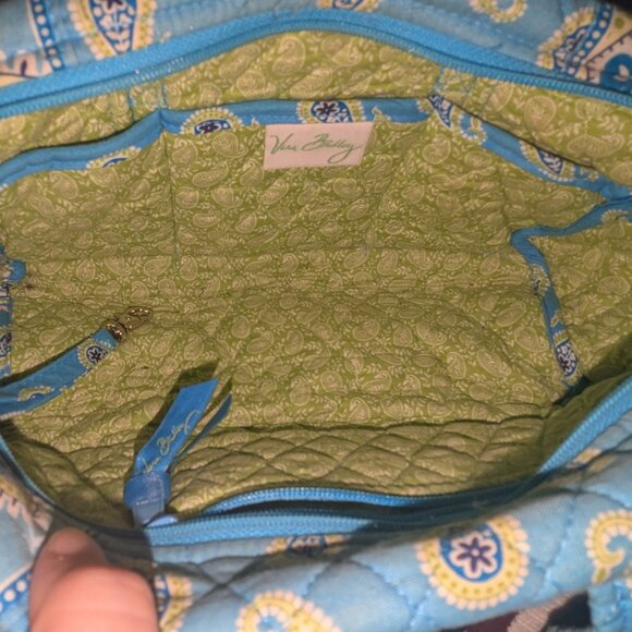 Small Vera Bradly Duffel Bag - blue - Picture 2 of 6